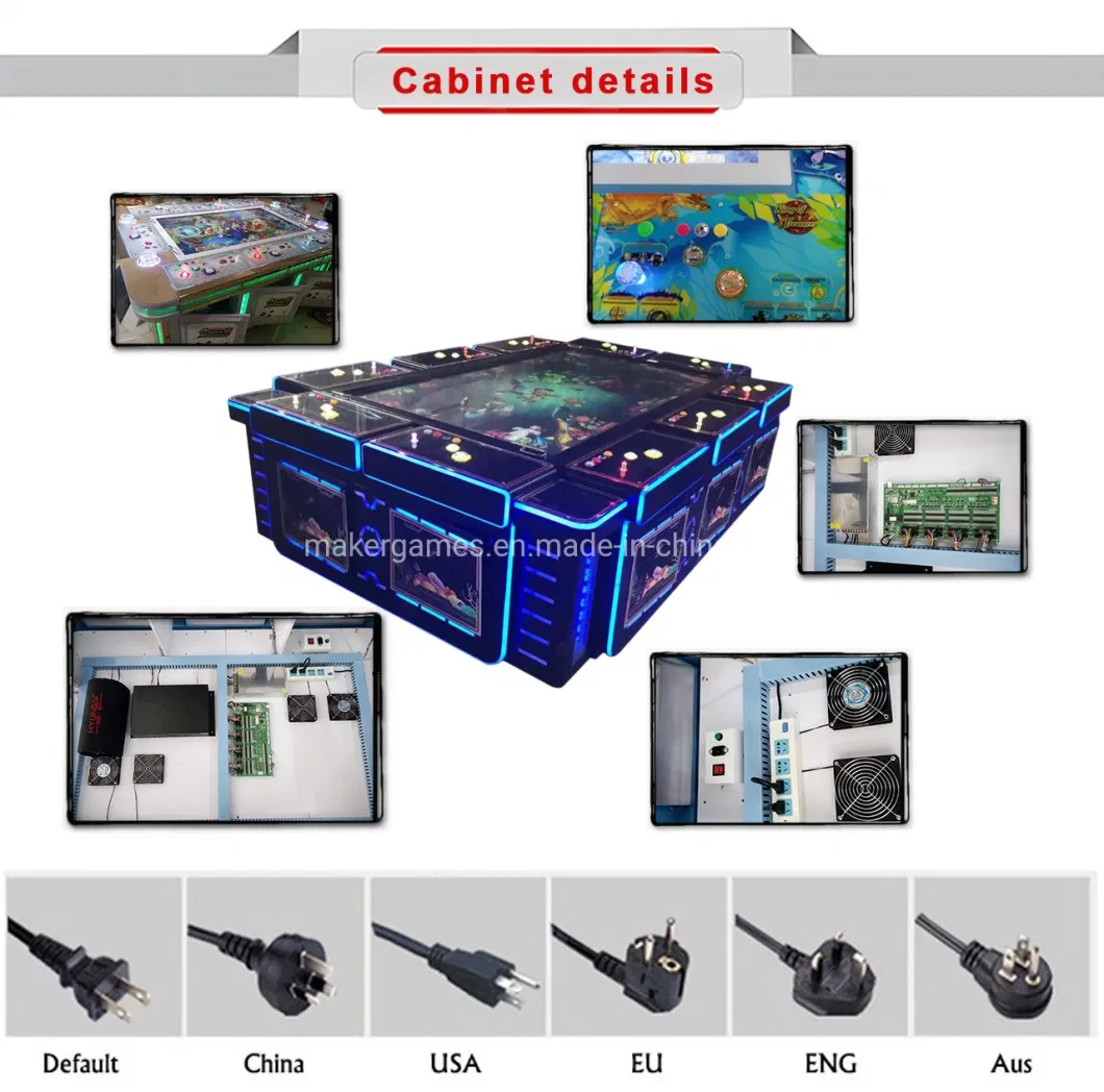 High Quality Vgames Fisherman Club 2 Coin Pusher Shooting Fish Game Machine