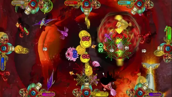 Gran oferta en línea de EE. UU., 100 pulgadas, 10 jugadores, mesa de tiro Arcade, máquina de entretenimiento, gabinete Ocean King, juego de captura de peces, 2 Thunder Dragon