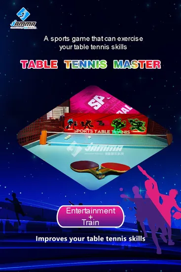 Mejore sus habilidades de tenis de mesa con la máquina Simulador de juegos Ar Sports